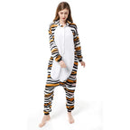 Adult New Tiger cat Kigurumi Onesies Pajamas Costume