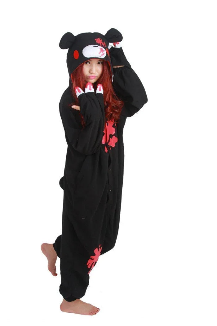 Alice in Wonderland Bear Kigurumi Onesies Pajamas Costume