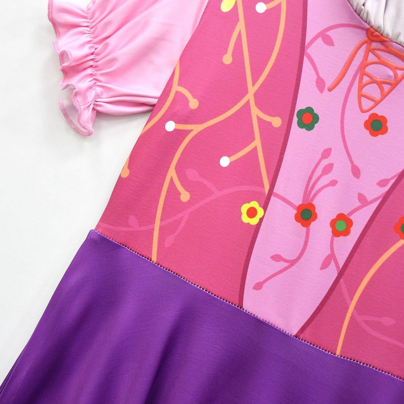 Purple hocus pocus Sarah Sanderson Cosplay Suit Costume Dress Outfits for kids - Azufun