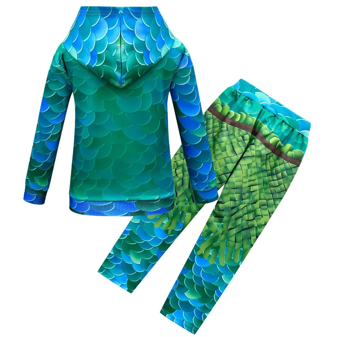 Luca cosplay fish monster costume boy sweater hoodie trousers suit - Azufun