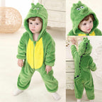 Green Dinosaur Baby Infant Toddler Animal Onesie Costume - Azufun