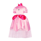 Adult Women Princess Peach Cosplay Costume Mesh Dress Outfits Halloween Carnival Suit - Azufun