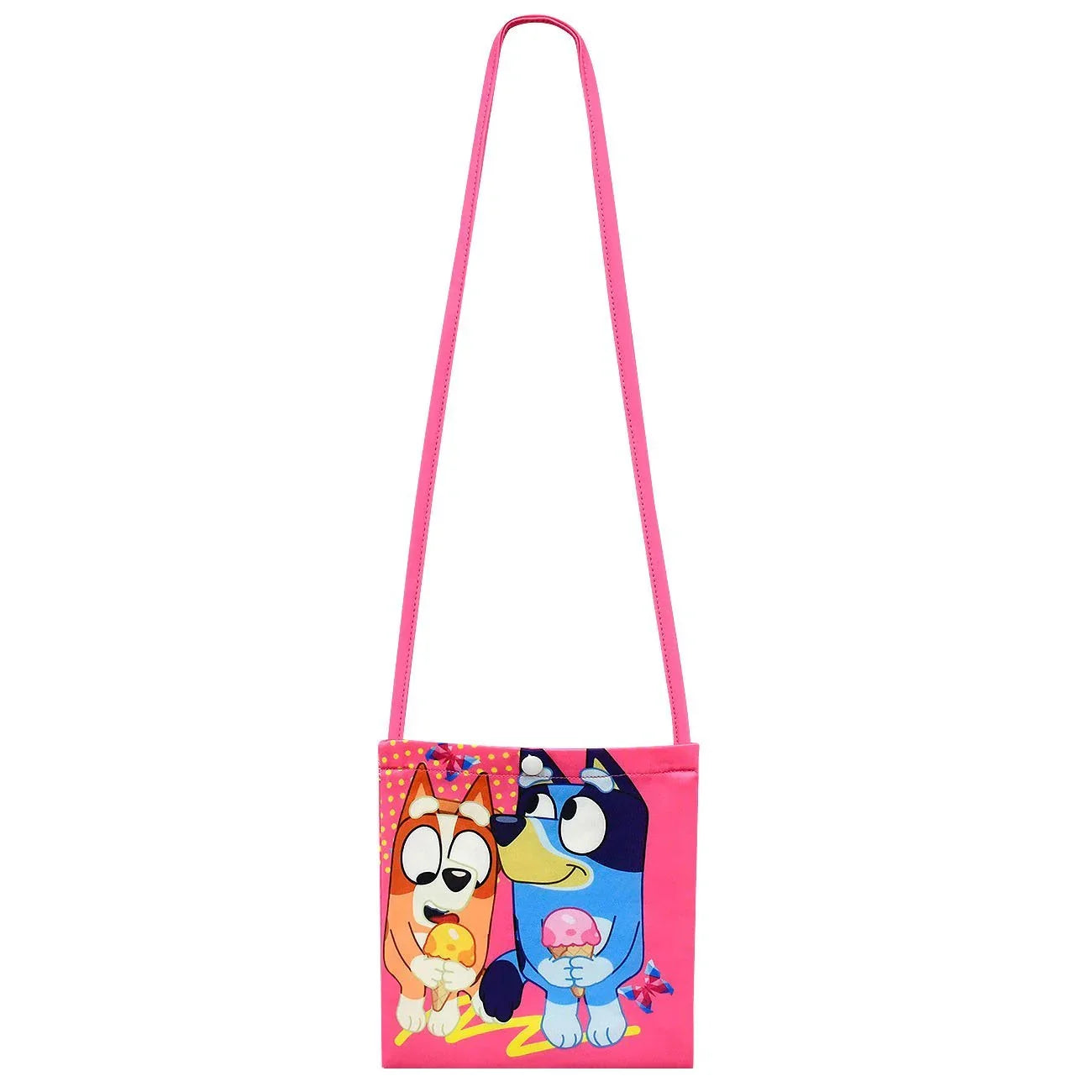 Bruy Short Sleeve Cartoon Pleated Skirt Bag Hat Set - Azufun