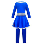 Zombies 3 Blue Cosplay dress Jumpsuit Costume Bodysuit Outfits for kids - Azufun