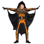 kids Bat cape Cosplay Jumpsuit Halloween Performance Costumes - Azufun