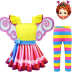 Fancy Nancy Sleeveless Cosplay Dress for Kids - Azufun