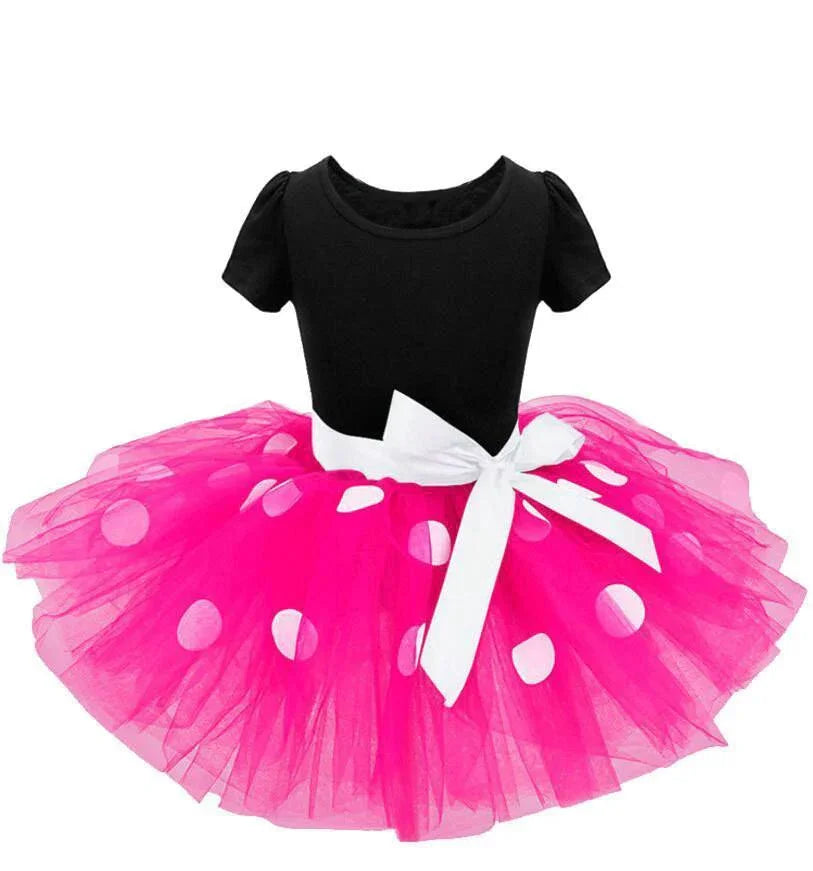 Kids Baby Girls Minnie Mouse Tutu Dress Costume - Azufun