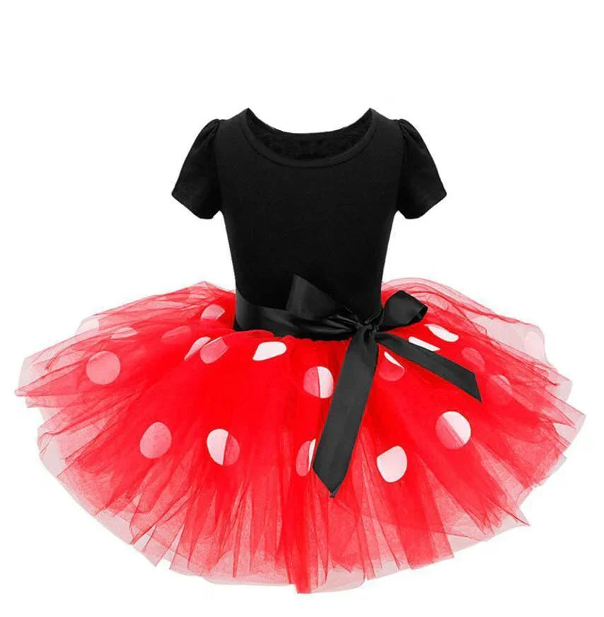 Kids Baby Girls Minnie Mouse Tutu Dress Costume - Azufun
