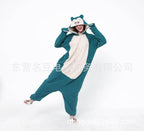 Smiling Snorlax onesie kigurumi pajamas for Adult - Azufun