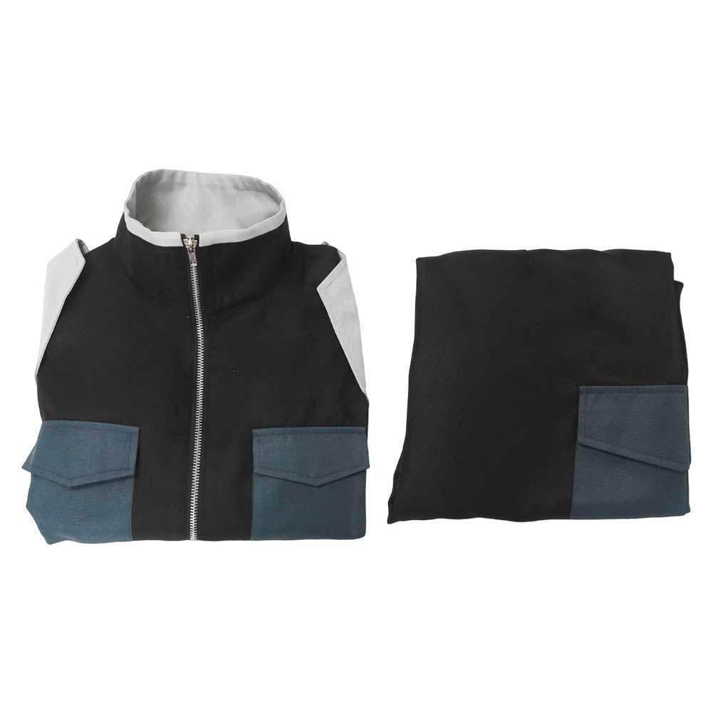 Kaiju No. 8 Soshiro Hoshina Black Team Uniform Cosplay Costume Male Role Play Outfit - Azufun