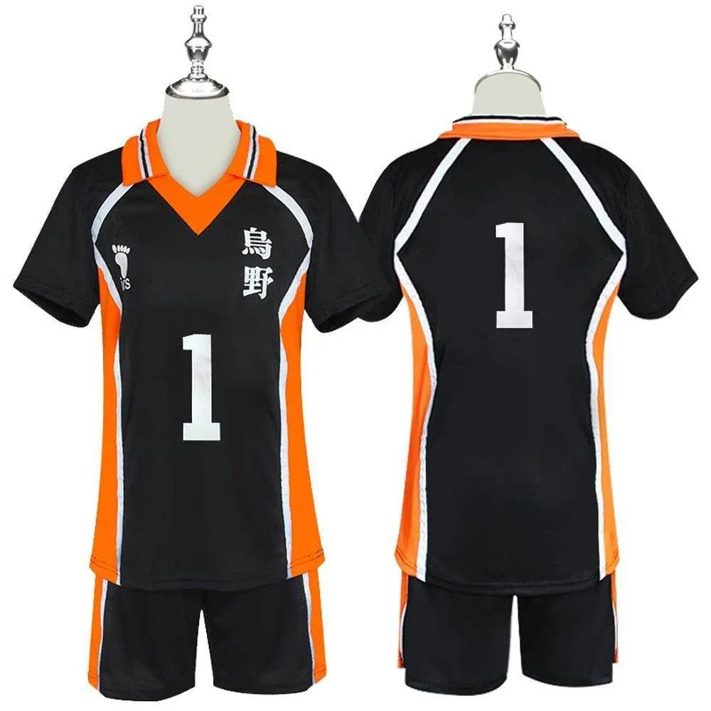 Karasuno Uniforms Anime Haikyu!! Cosplay Costumes Carnival Party Full Set - Azufun