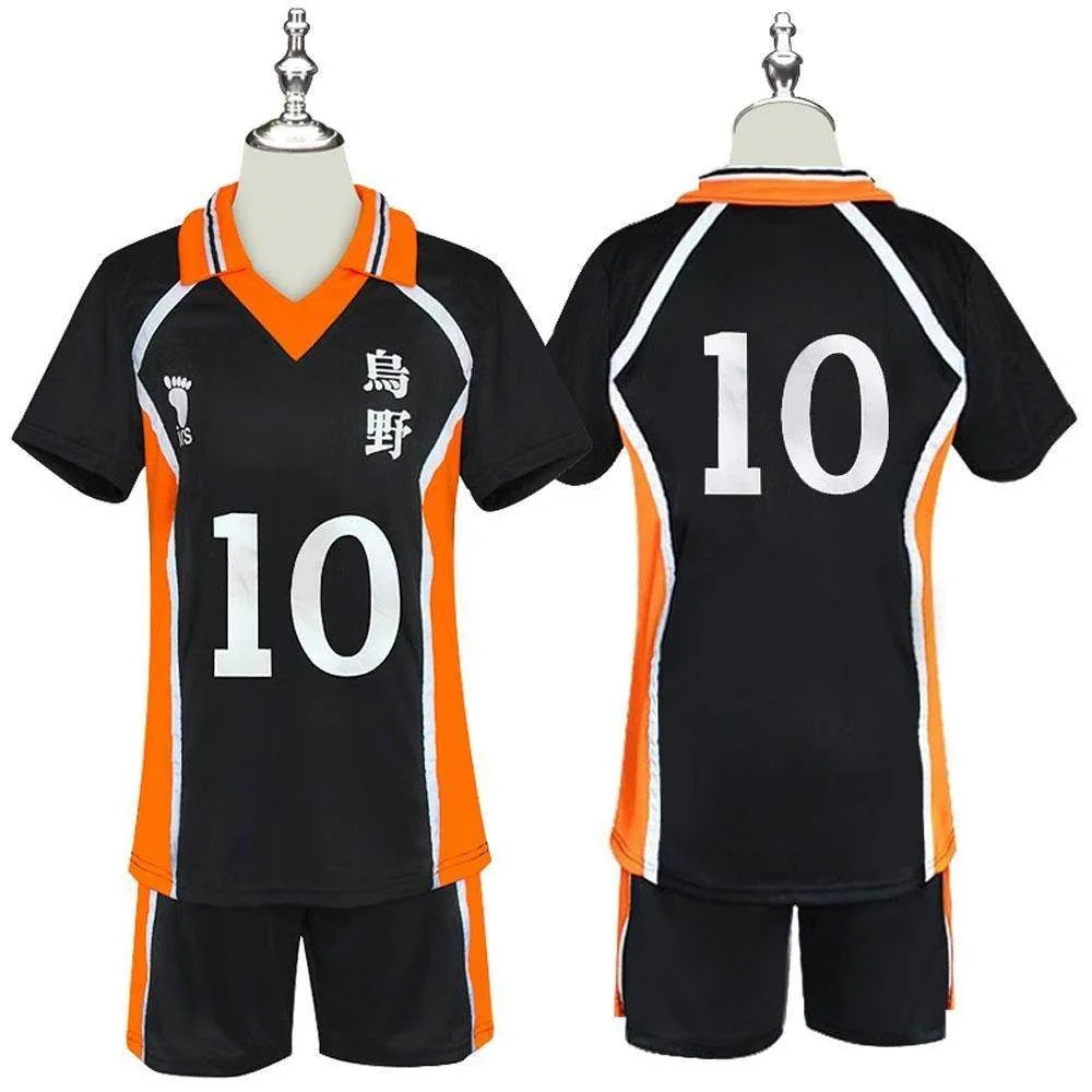 Karasuno Uniforms Anime Haikyu!! Cosplay Costumes Carnival Party Full Set - Azufun