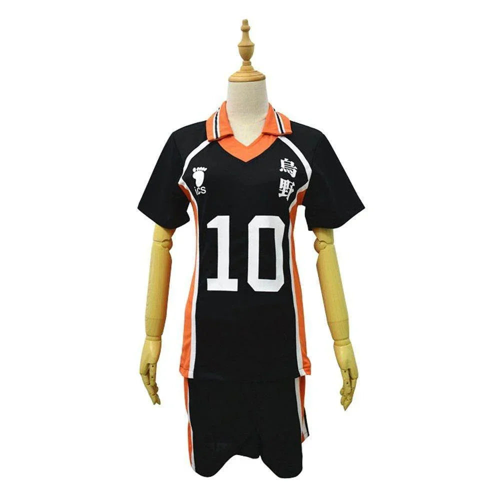 Karasuno Uniforms Anime Haikyu!! Cosplay Costumes Carnival Party Full Set - Azufun