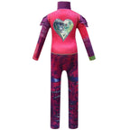 Kids Descendants Mal Cosplay Zentai Suit Costume Children Jumpsuit Bodysuit Outfits - Azufun