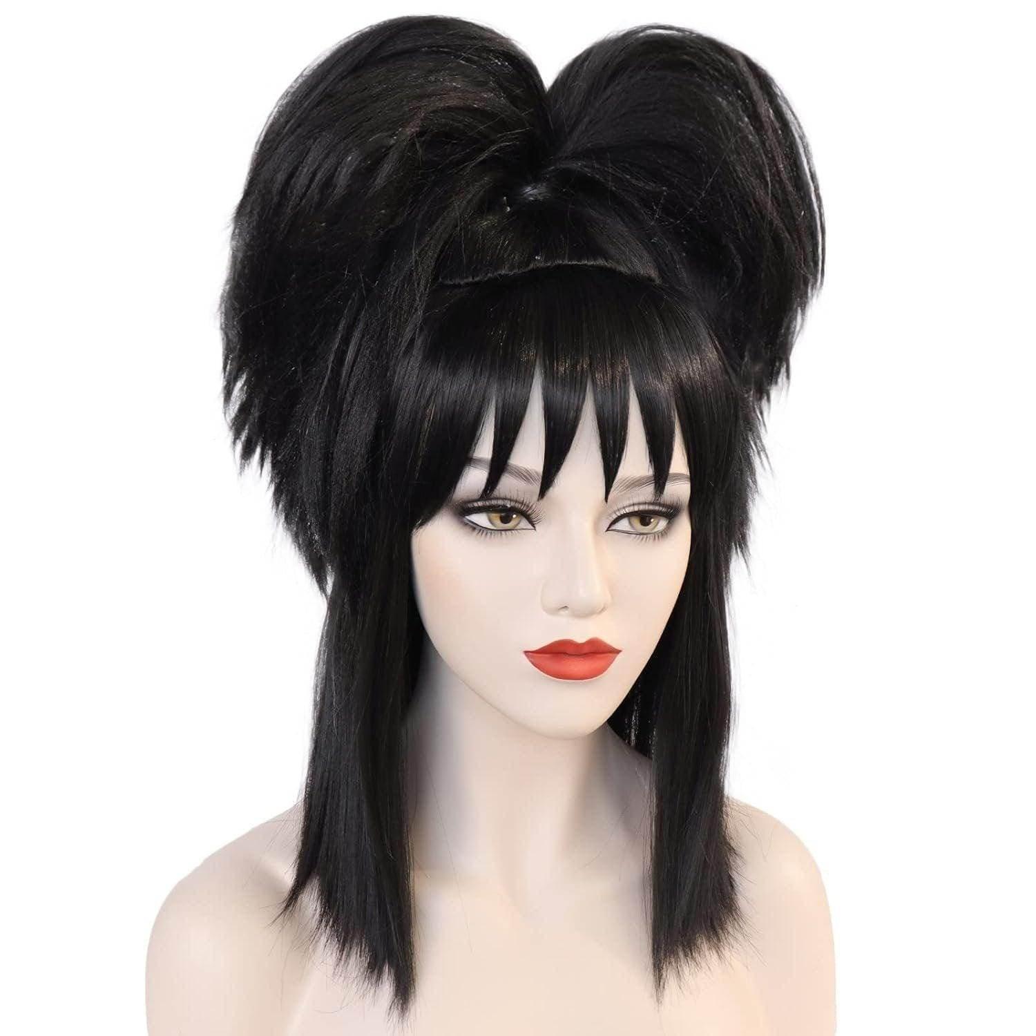 Lydia Deetz Beetlejuice Costume Wig Halloween - Azufun