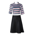 Manga Killing Stalking Yoonbum Cosplay Costume Casual T-Shirt Skirt Halloween Carnival Uniforms Party Dress for Women - Azufun