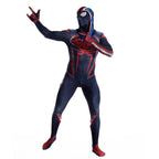 Miles Morales Spider Man 2099 Costume Ultimate Cosplay PS5 Jumpsuit for Kids and Adults - Azufun