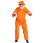 Mr. Sly Fox Animal Adult Jumpsuit Cosplay Costume Carnival - Azufun