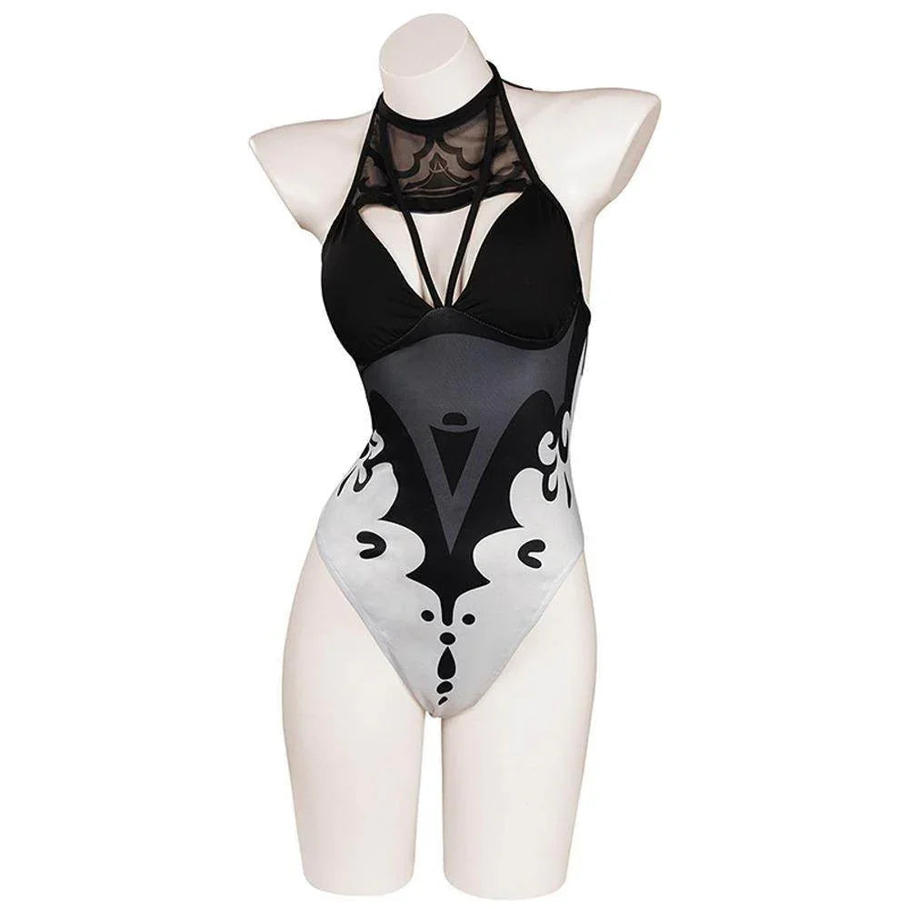 NieR Automata YoRHa No.2 Swimsuit Cosplay Costume Swimwear Outfits - Azufun
