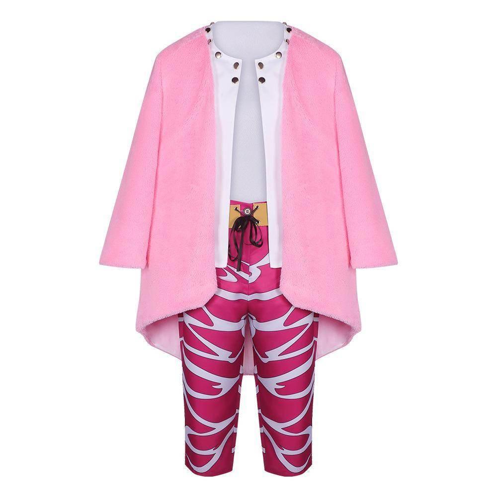 One Piece Donquixote Doflamingo Cosplay Costume Outfits Halloween Carnival Suit - Azufun
