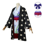 One Piece Nico Robin Costumes Japanese Anime Kimono Robe Fancy cosplay - Azufun