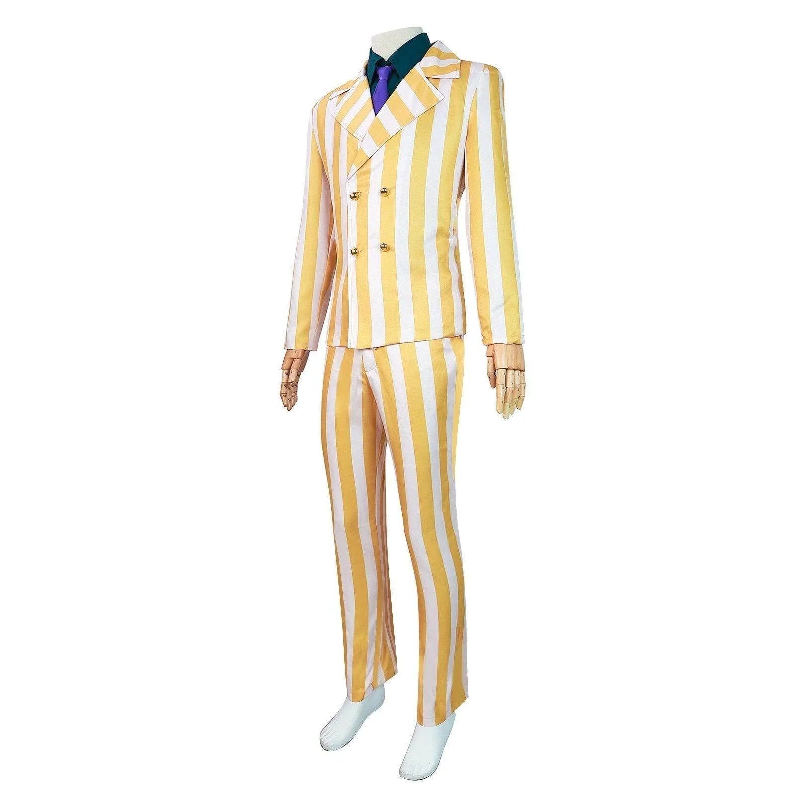 One Piece Wano Country Kizaru Costume Party Carnival Cosplay Full Set - Azufun