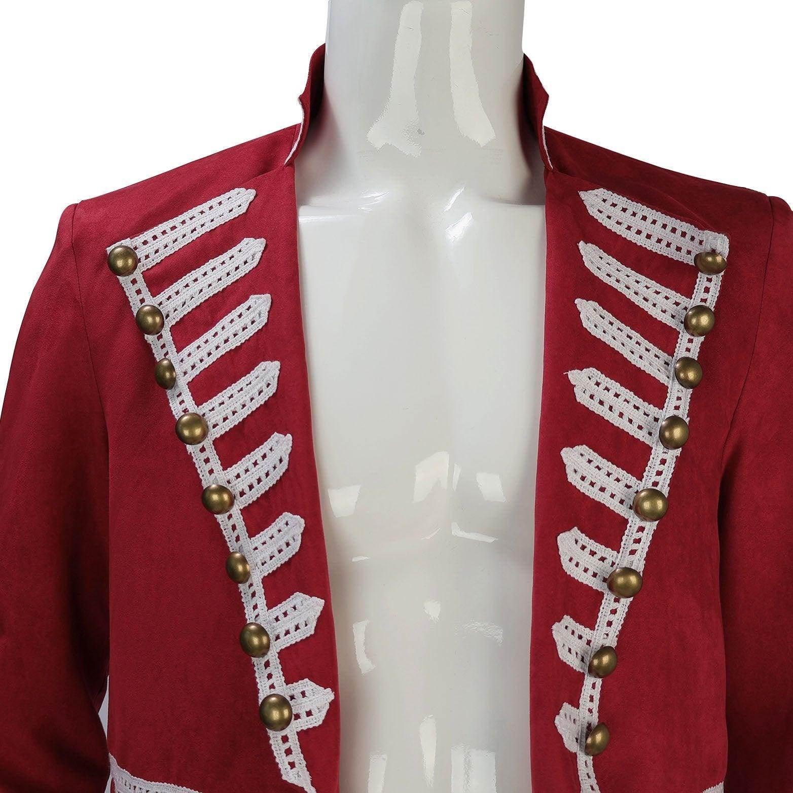 Peter Pan Pirate Captain Cosplay Costume Medieval King Outfit - Azufun