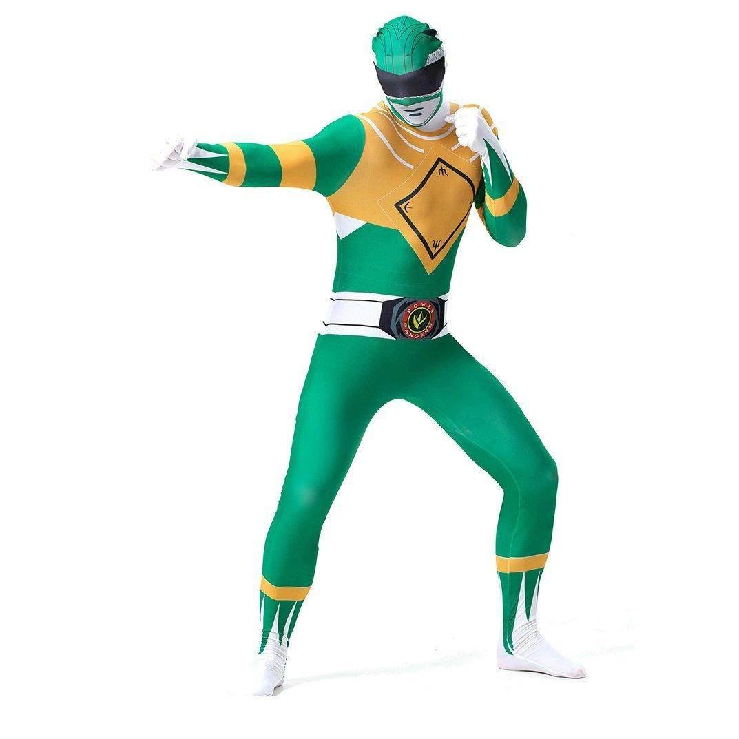 Power Ranger Zentai Bodysuit Costume Halloween Cosplay - Azufun