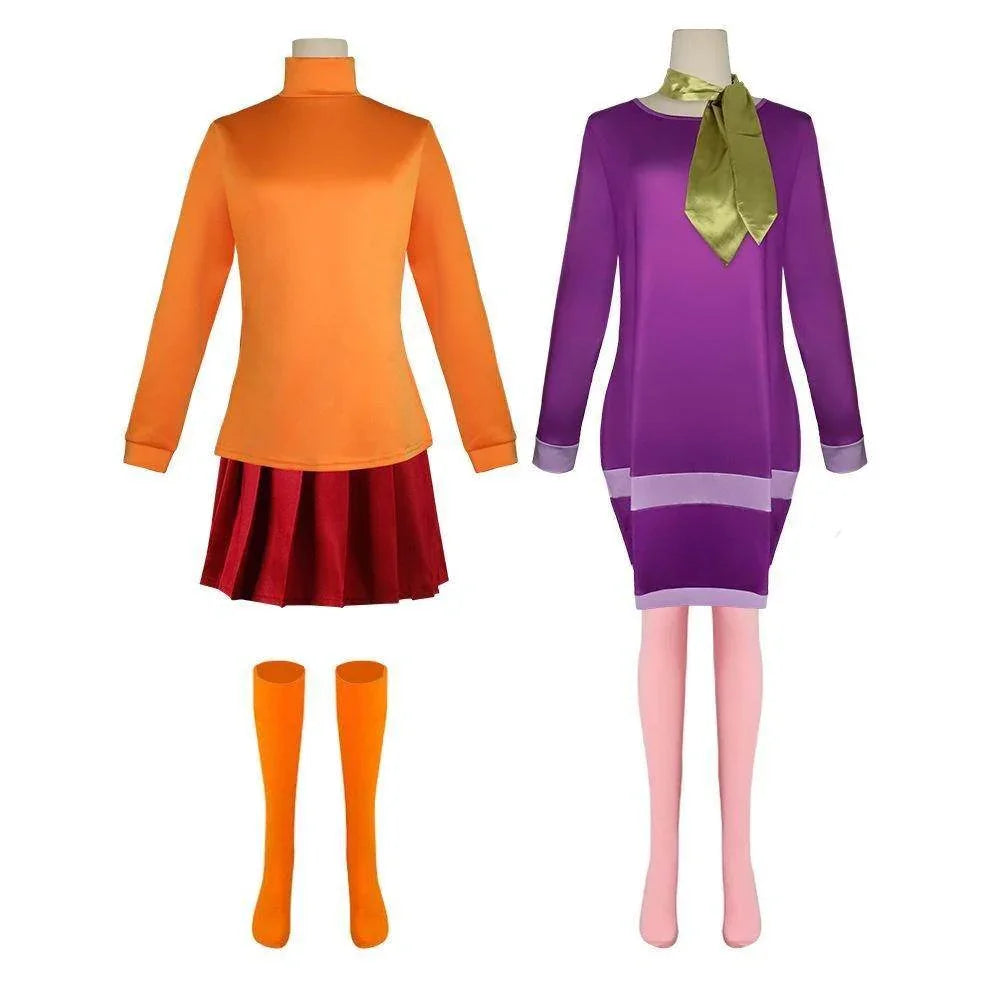 Scooby DooVelma daphne costume cosplay Halloween - Azufun