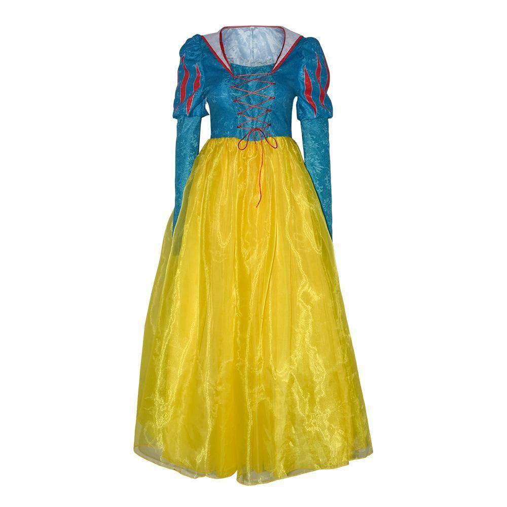 Snow White Princess Dress Cosplay Costume Carnival For Adult - Azufun