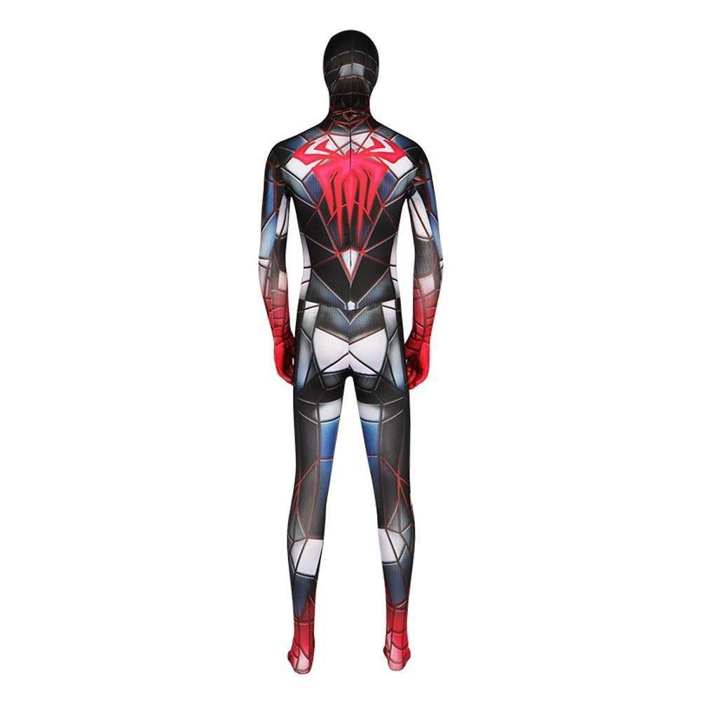 Spider-Man 2099 PS5 Comics Miles Morales Jumpsuit Halloween Cosplay Costume Bodysuit - Azufun
