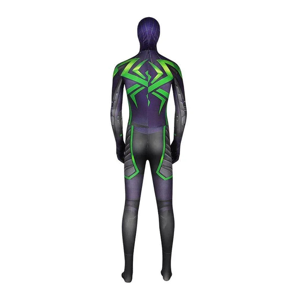 Spider-Man 2099 PS5 Comics Miles Morales Jumpsuit Halloween Cosplay Costume Bodysuit - Azufun
