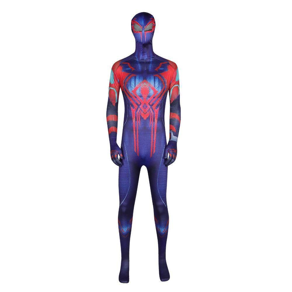 Spider Man Across the Spider Verse Miguel O'Hara Zentai Cosplay Costume Outfits Halloween Carnival Suit Adults - Azufun