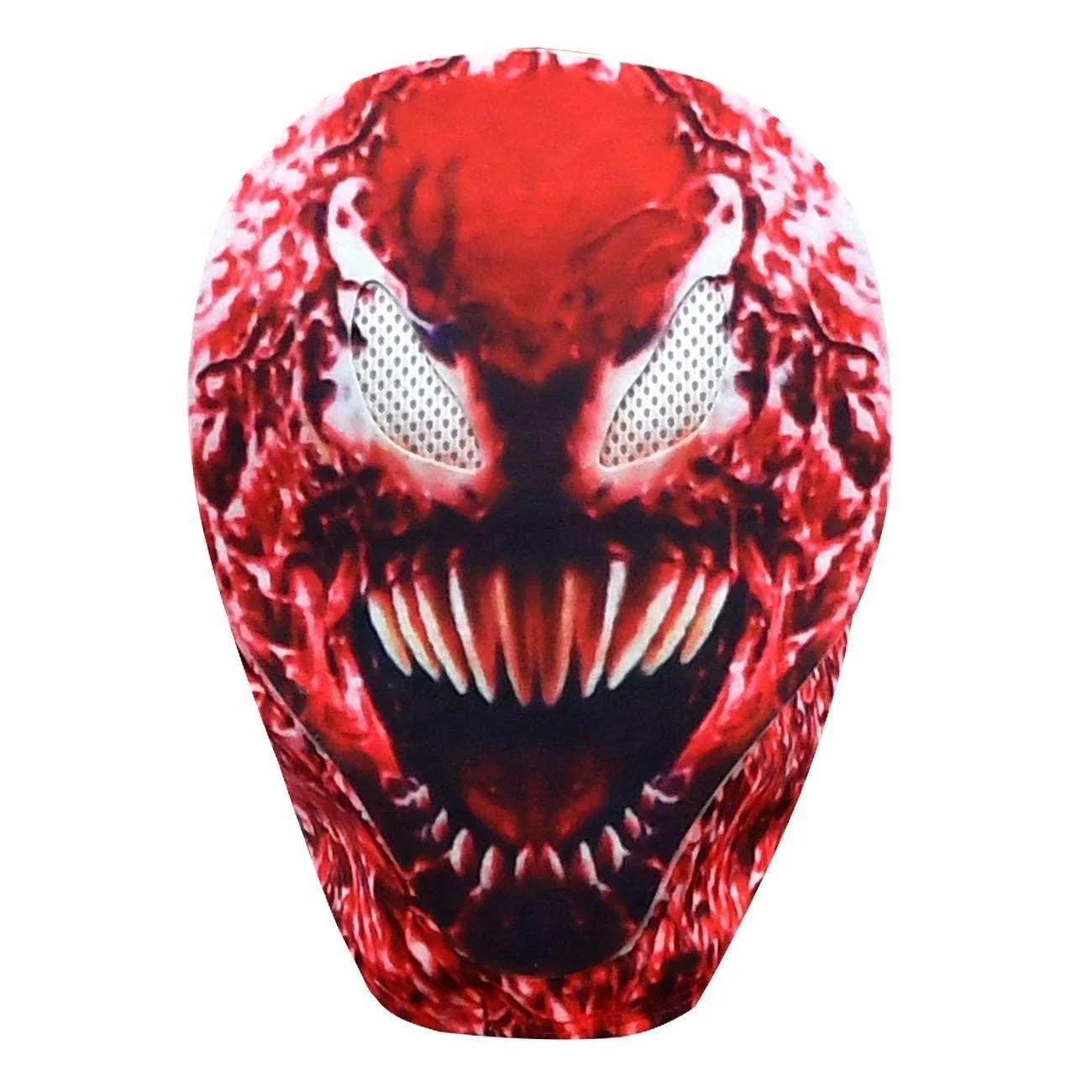 Spider-Man CARNAGE RED VENOM Costume For Kids Deluxe Zentai Cosplay Jumpsuits With Head Mask Halloween - Azufun