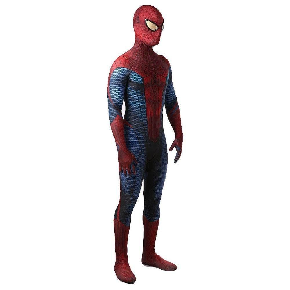 Spider-Man Peter B Parker Cosplay Costume Full Set Zentai Jumpsuit - Azufun