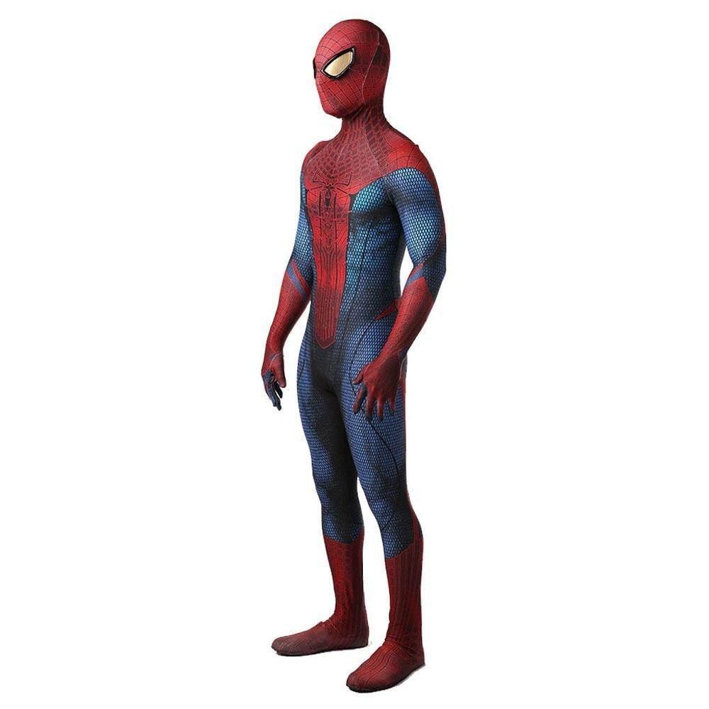 Spider-Man Peter B Parker Cosplay Costume Full Set Zentai Jumpsuit - Azufun