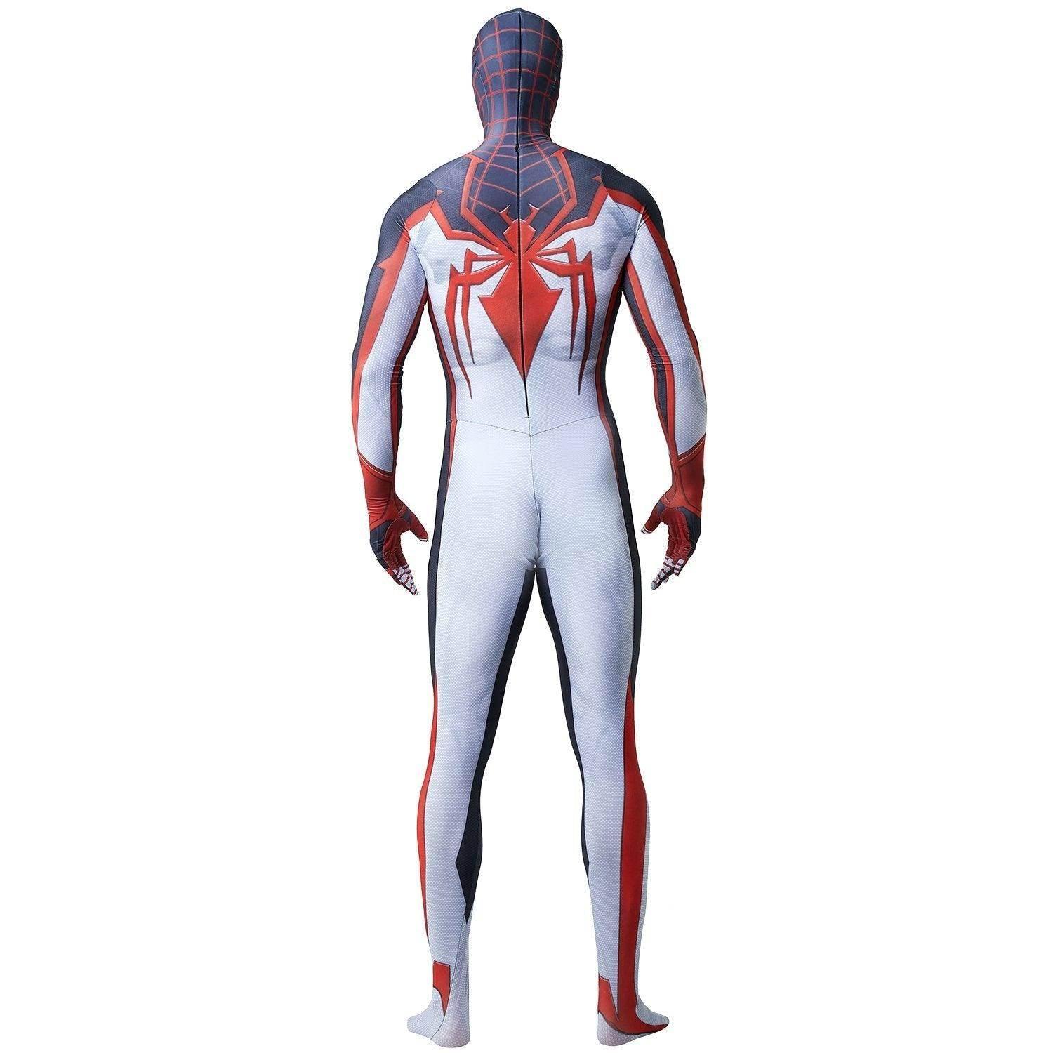 Spider-Man PS5 Game Miles Morales Tight Jumpsuit Costume for Adults and Kids - Azufun