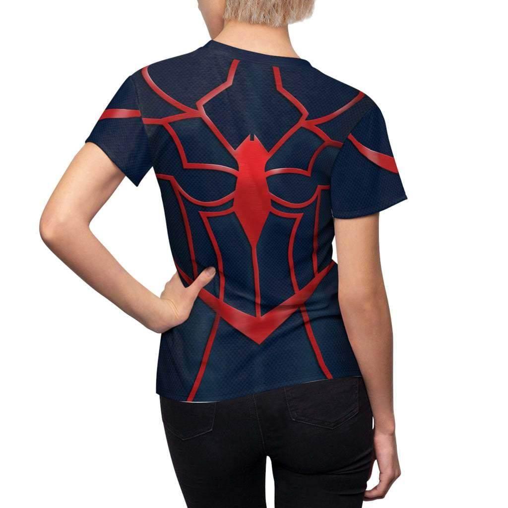 Spider-Woman Women's Short sleeve Shirt Madame Web Costume SuperHero Outfit - Azufun