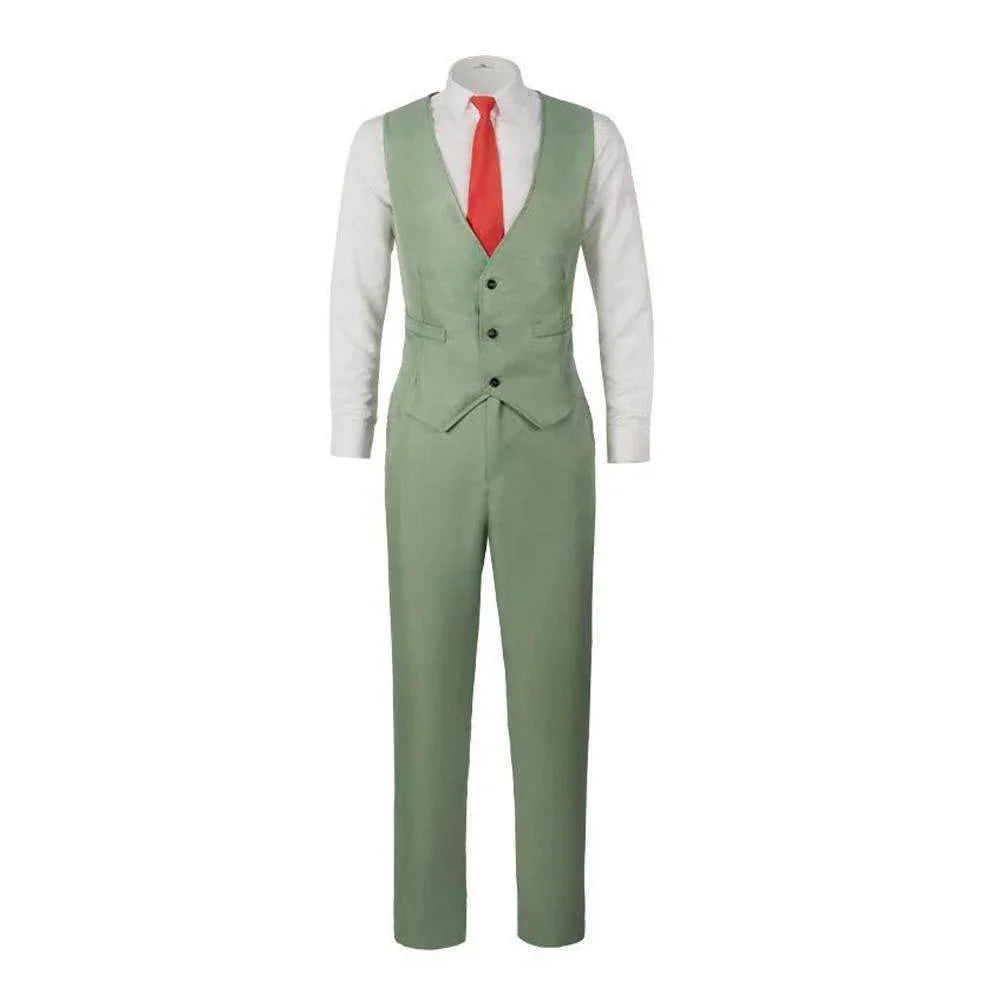 Spy X Family Cosplay Costumes Loid Forger Anime Suits Coat Uniform Halloween Outfit Dress For Men - Azufun