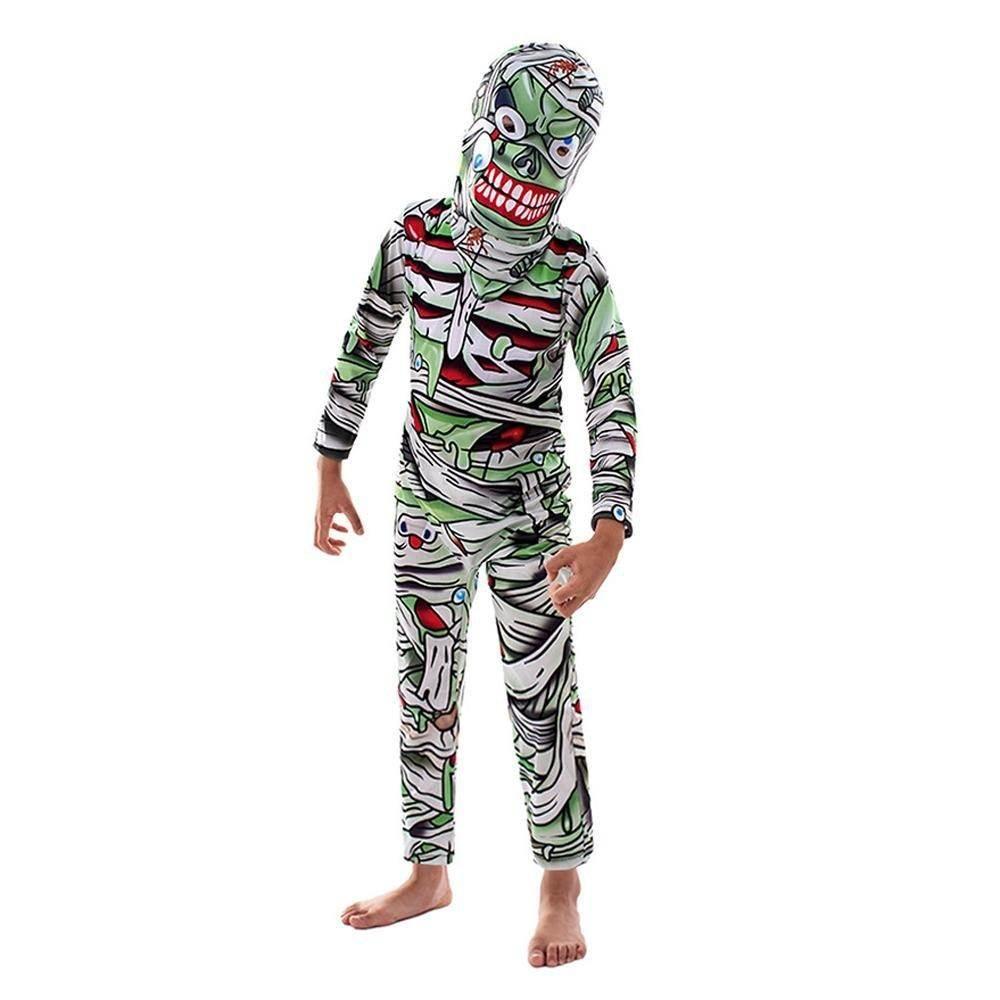 Teens Mysterious Mummy Costume Horror Fancy Dress Adult Egypt Costume - Azufun