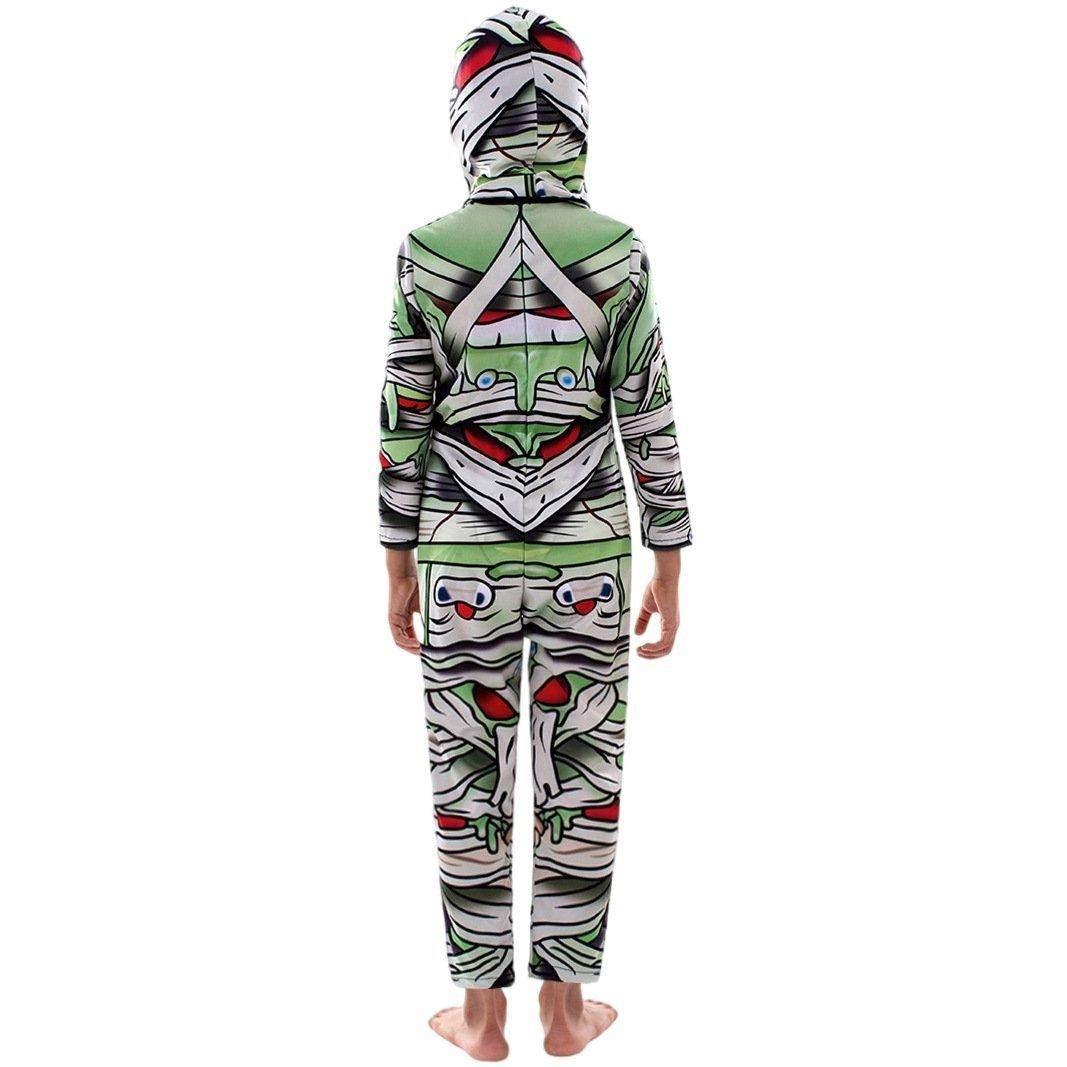 Teens Mysterious Mummy Costume Horror Fancy Dress Adult Egypt Costume - Azufun