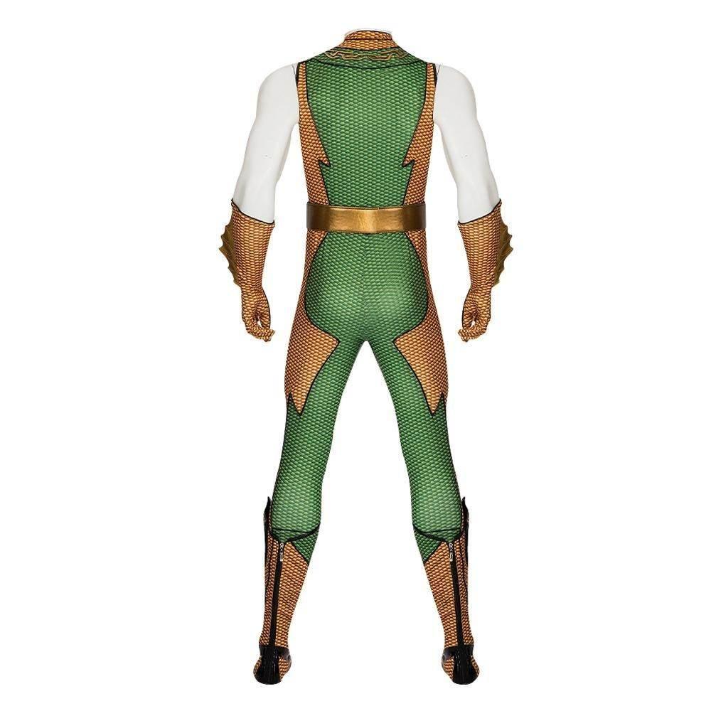 The Boys Season 4 Adult The Deep Costume Cosplay Zentai Jumpsuit Shoes Halloween Full Set - Azufun