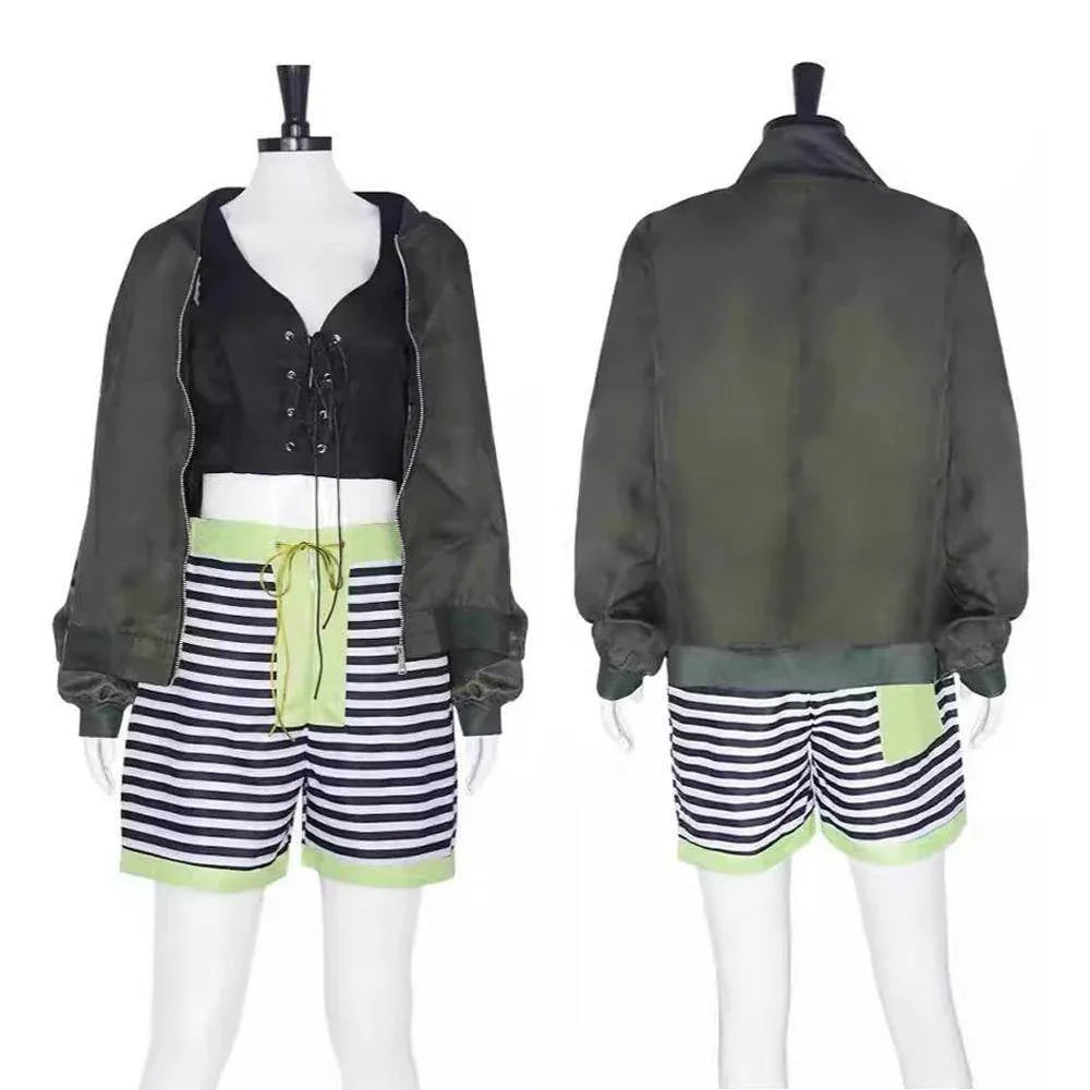 The Professional Léon Mathilda Lando Green casual suit cosplay costume - Azufun