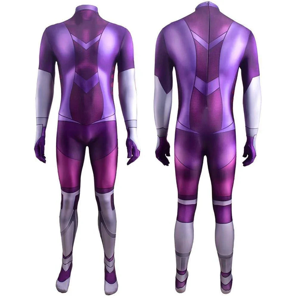 Titans Season 3 Blackfire Costume Cosplay Bodysuit Koriand'r For Adult Kids - Azufun