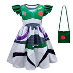 Toy Story 4 Miss Buzz Lightyear Costume Dress For Kids Girls - Azufun