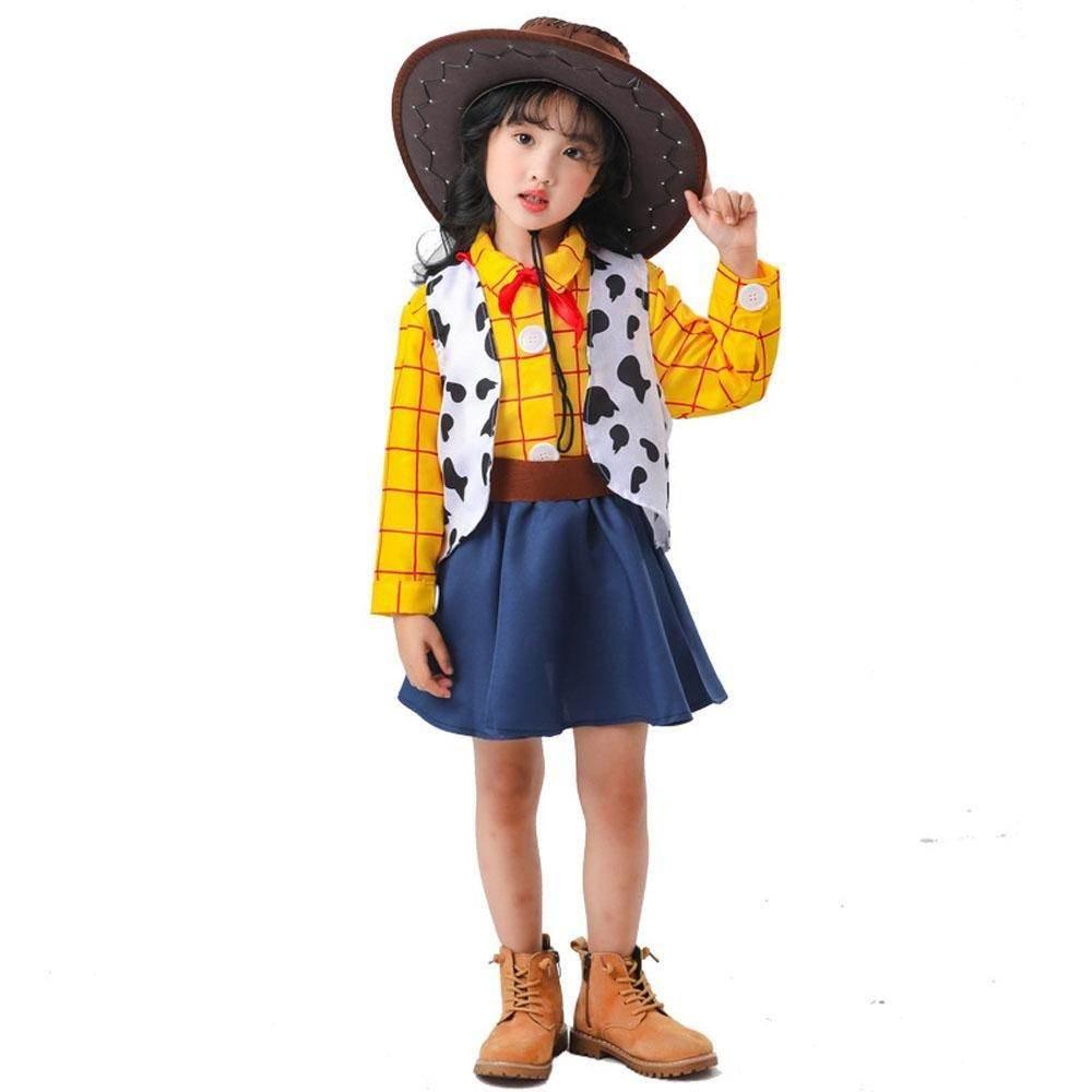 Toy Story 4 Woody Costume Halloween For Kids Child Girls Boys - Azufun