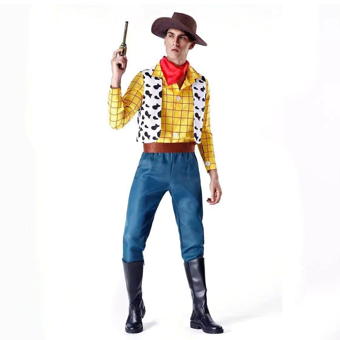 Toy Story 4 Woody Costume Halloween For Women Adult - Azufun