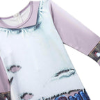 Trolls 2 World Tour Hard Rock Queen Barb Costume For Girl - Azufun