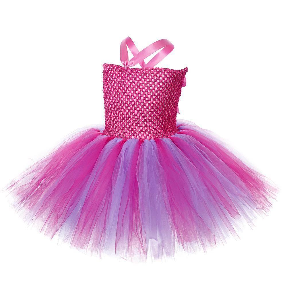 Trolls Girls gown Princess Poppy dress Birthday party ball - Azufun