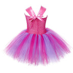 Trolls Girls gown Princess Poppy dress Birthday party ball - Azufun
